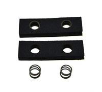 Dopro Lot de 2 coussinets de réglage de la hauteur en mousse avec ressorts pour micro Jazz J Bass ou Jazzmaster