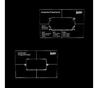 Dopro Lot de 2 modèles de ramassage Humbucker en acrylique