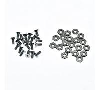 Dopro Lot de 20 écrous et vis de support de pickguard #6-32 pour pickguard américain Gibson ou Epiphone Les Paul Chrome