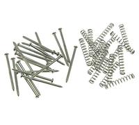 Dopro Lot de 20 vis de montage pour micro de guitare basse Compatible avec les micros Precision P Bass Jazz J Bass ou P90 en nickel