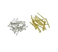 Dopro Lot de 20 vis de montage pour micros de guitare basse pour guitare basse ou J Bass ou P90 Doré