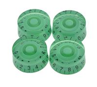 Dopro Lot de 4 boutons de contrôle pour guitare LP Vert avec chiffres noirs
