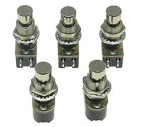 Dopro Lot de 5 boutons poussoirs momentanés pour guitare électrique - Interrupteur à pédale