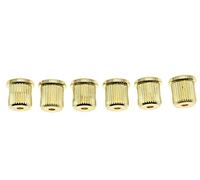 Dopro Lot de 6 embouts dorés pour cordes de guitare American Standard Telecaster 5/16"