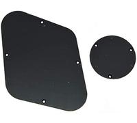 Dopro LP Plaque de commande arrière pour Epi Les Paul Noir uni 1 pli