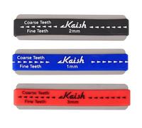 Dopro Luthier Lot de 3 limes compactes à double tranchant avec bords coupants grossiers et fins