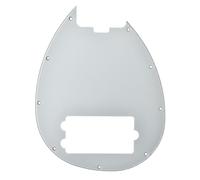 Dopro Music Man Pickguard 4 cordes pour guitare basse électrique Sterling 4H Blanc 3 plis