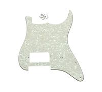 Dopro Pickguard 11 trous ST Strat One Humbucker pour guitare FD Delonge Aged Pearl