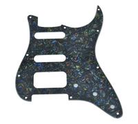Dopro Pickguard 11 trous Strat HSS pour guitare, support de micro humbucker 3 vis pour American FD Stratocaster, Abalone Pearl