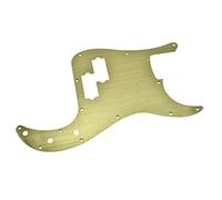 Dopro Pickguard 13 trous en aluminium anodisé pour guitare Fender P Bass Doré