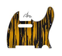 Dopro Pickguard 8 trous pour guitare Telecaster FD Telecaster Tawny Stripe