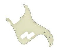 Dopro Pickguard de précision 13 trous pour basse PB P Compatible avec les basses américaines/mexicaines FD Blanc vieilli 3 plis