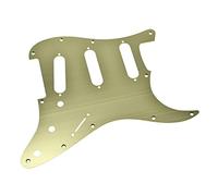 Dopro Pickguard en aluminium pour guitare 11 trous pour Fender Stratocaster américaine/mexicaine (doré)