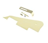 Dopro Pickguard simple pour guitare LP 1 pli avec support doré pour Epiphone Les Paul Crème