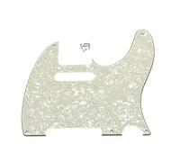 Dopro Pickguard vintage 5 trous pour guitare Fender Telecaster Vieilli Pearl