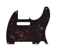 Dopro Pickguard vintage 5 trous pour guitare Tele, plaque anti-rayures, convient pour Fender Telecaster américaine/mexicaine Dark Tortoise