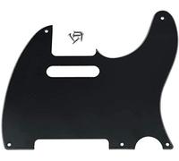 Dopro Pickguard vintage à 5 trous pour guitare Telecaster FD USA/Mexicaine Noir 3 plis