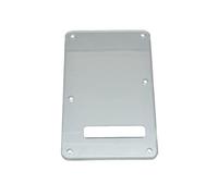 Dopro Plaque arrière de guitare Strat ST Trem Tremolo compatible avec Fender Stratocaster standard américain/mexicain Argenté miroir 1 épaisseur