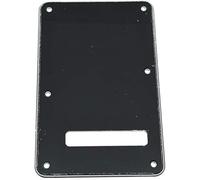 Dopro Plaque arrière de guitare Strat ST Trem Tremolo pour Stratocaster standard USA/mexicaine FD Noir 3 plis