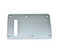 Dopro Plaque arrière moderne en aluminium anodisé pour Stratocaster américain/mexicain FD Argenté