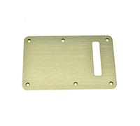 Dopro Plaque arrière moderne en aluminium anodisé pour Stratocaster américain/mexicain FD Doré