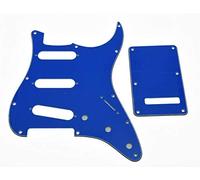 Dopro Plaque arrière pour Strat SSS 11 trous pour Strat FD USA/Mexicaine 3 plis Bleu