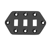 Dopro Plaque de commande pour guitare électrique Vintera/Jaguar classique Noir
