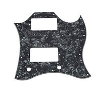 Dopro - Plaque de protection intégrale pour guitare SG American Standard - Compatible avec guitare Gibson SG Special USA - Noir Perle