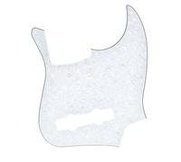 Dopro Plaque de protection pour basse jazz à 5 cordes J Bass pour basse jazz 5 cordes USA/Mexique FD Blanc perle