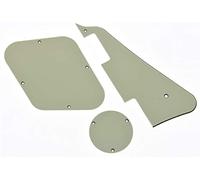 Dopro Plaque de protection pour pickguard et plaque arrière - Blanc vieilli - 3 plis - Pour Gibson Les Paulb