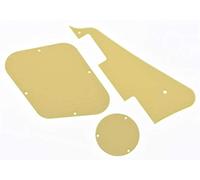 Dopro Plaque de protection pour plaque arrière et plaque d'interrupteur pour Gibson Les Paul Crème 1 pli