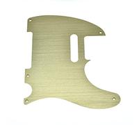Dopro Plaque de protection vintage en aluminium anodisé à 5 trous pour Telecaster américain/mexicain FD Doré