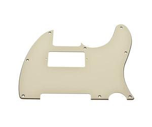 Dopro Protège-médiator Humbucker 8 trous pour Telecaster FD Telecaster américain/mexicain Blanc vieilli 3 plis