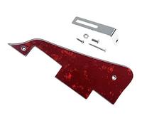 Dopro Red Pearl LP Pickguard avec support chromé pour Epiphone Les Paul