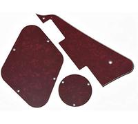 Dopro Red Pearl LP Pickguard et plaque arrière pour Gibson Les Paul
