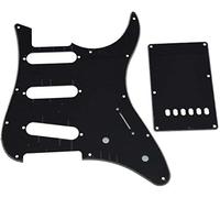 Dopro Schlagbrett SSS et couverture de tremolo pour guitare Yamaha Pacifica, 3 plis, Noir