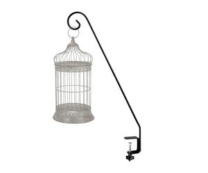 Dopsyesn Accroches de Rampe | Suspensions pour Mangeoires pour Terrasse Extérieure - Support Long à Pince pour Panier à Graisse Lanterne Jardinière Extérieur Station Colibris