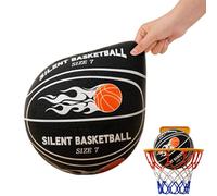 Dopsyesn Ballon Basket Mousse Silencieuse Taille 7/5, BallonD'entraînement À RebondSilencieux en Mousse pour L'intérieur,Ballon De Basket-Ball sans Bruit Et en Toute Sécurité pour Un Anniversaire
