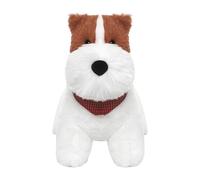Dopsyesn Chien en Peluche - Peluche Bébé Terrier des Highlands - Coussin Décoratif Doux 25 cm, Jouet Animal Collection pour Maison Chambre et Déco