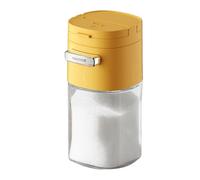 Dopsyesn Distributeur à Sucre en Verre - Pot à Sucre en Verre,Récipient à Poivre Résistant avec Large Ouverture pour Table de Restaurant et Coin Café