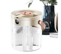 Dopsyesn Humidificateurs pour Chambre,Humidificateur à Brume Intensive 3 Buses Affichage Numérique,Purificateur d'Air Silencieux | Pour Maison Salle de Bain Salon Chambre Pièce d'Enfant Bureau Hôtel