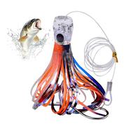 Dopsyesn Leurre De Traîne - Appâts pour Poissons d'eau Salée Et Leurres À Truite,Accessoires De Pêche Leurre Souple pour Père Truite Nuit Surfcasting Homme Sandre Marigane Kayak Silure Passionnés