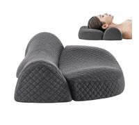 Dopsyesn Oreiller Cervical - Oreiller Ergonomique en Mousse à Mémoire de Forme pour Dormir - Mousse Douce Soutien Tête Respirable Ergonomique Accessoires de Lit pour Dormeurs sur Le Dos ou Le Ventre
