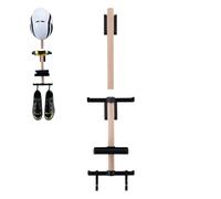 Dopsyesn Porte-Casque Mural - Organisateur Vertical pour Équipement et Accessoires de Vélo | Support de Stockage Mural Bicyclette | Pour Compteur de Vitesse, Lunettes, Sous-sol, Appartement, Maison,