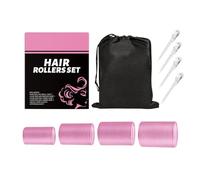Dopsyesn Rouleaux Pour Cheveux,Bigoudis Auto-Adhésifs - Outil Mèches Sans Chaleur Pour Cheveux Fins Moyens Longs Volume Franges Courtes Voyage,Accessoire Coiffure