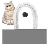 Dopsyesn Toilettage Automatique Pour Chat | Poteau à Frotter Autolissant Griffoir | Tapis À Gratter Avec Brosse Anti-Perte De Poils, Jouet Anti-Dérapant Pour Protection Des Meubles