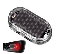Dopsyesn Voyant d'Alarme de Voiture Alimenté par Energie Solaire | Lumière Clignotante De Longue Durée | Lampe De Sécurité LED pour Intérieur,pour La Sécurité des Véhicules Automobiles Et Camions en