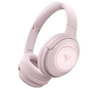DOQAUS Casque Bluetooth sans Fil,70H Durée Lecture avec Microphone,Casque Audio Bluetooth 3 Modes EQ,Bluetooth 5.3 Compatible avec iPhone/iPad/Android/Ordinateurs Portables,Rose