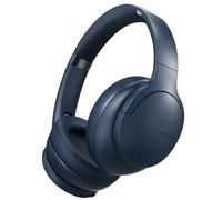DOQAUS Casque Bluetooth sans Fil,90 Heures Casque Audio Bluetooth Microphone Intégré,3 Modes EQ,Headphones Bluetooth Wireless Pliable Stéréo HiFi,pour Téléphones Ordinateurs Portables-Bleu