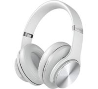 DOQAUS Casque Bluetooth sans Fil, Casque Bluetooth 90 Heure autonomie, Casque sans Fil 3 EQ Modes, Casque avec Microphone Intégré, Casque Audio pour Cours en Ligne/téléphone/tablettes (Gris Clair)
